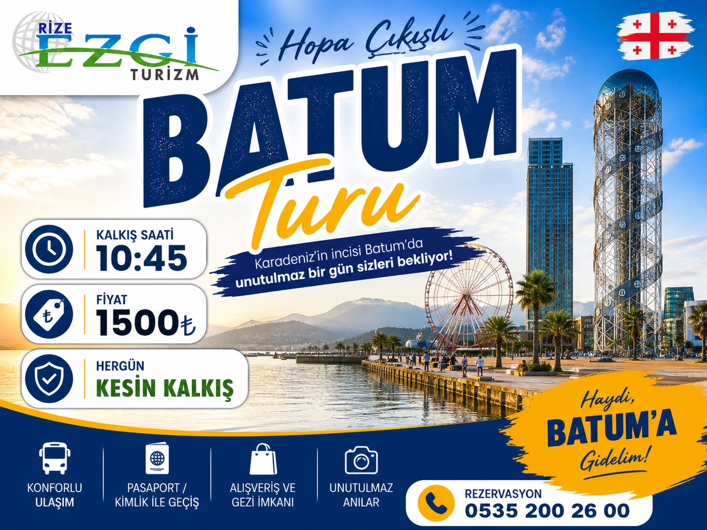 ARTVİN HOPA ÇIKIŞLI BATUM TURU